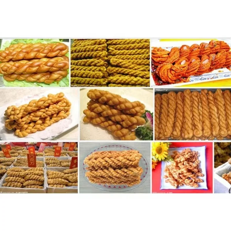 

Dough Twist Forming Making Machine Chinese Snack Maker Automatic Fried Dough Twist Machine 35KG/H