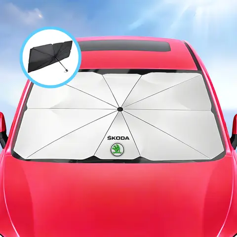 Car front windshield sunshade suitable for Skoda Citigo Fabia Octavia Superb car sunshade interior accessories
