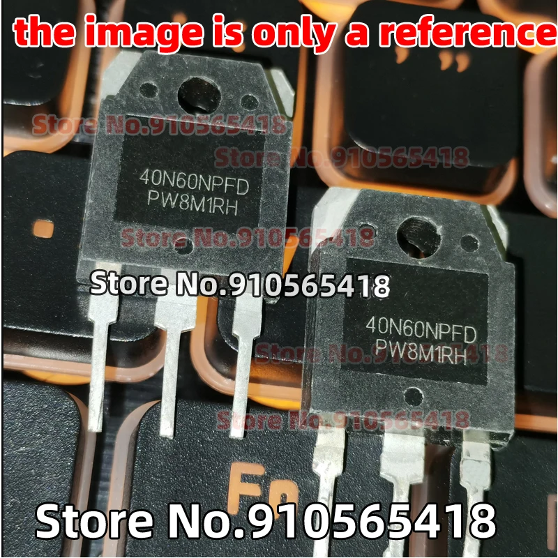 30-5pcs Used Original 40N60NPFD = 40N60FD2 / 60N60FD1 TO-3P disassembling machine test the quality Electric welding machine IC