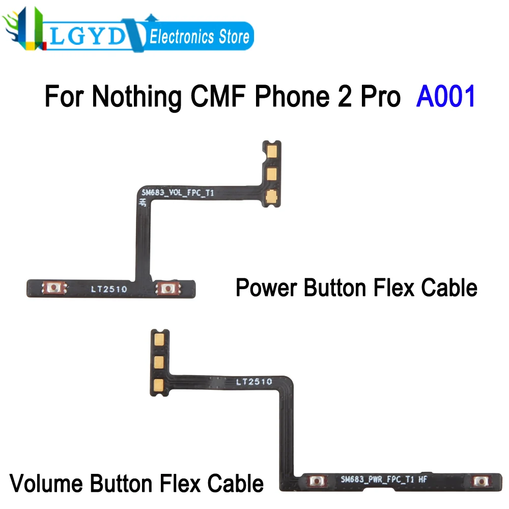 

Кнопка питания, кнопка регулировки громкости, шлейф Nothing CMF Phone 2 Pro A001