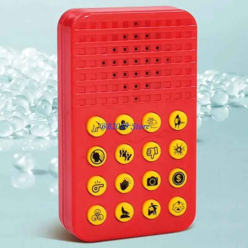 Q0KB 16 Voice Sound Box Nosie Maker Machine Speelgoed Eenvoudige Druk Operaties Prank Gadget Geluid Maken Apparaat Voor Party