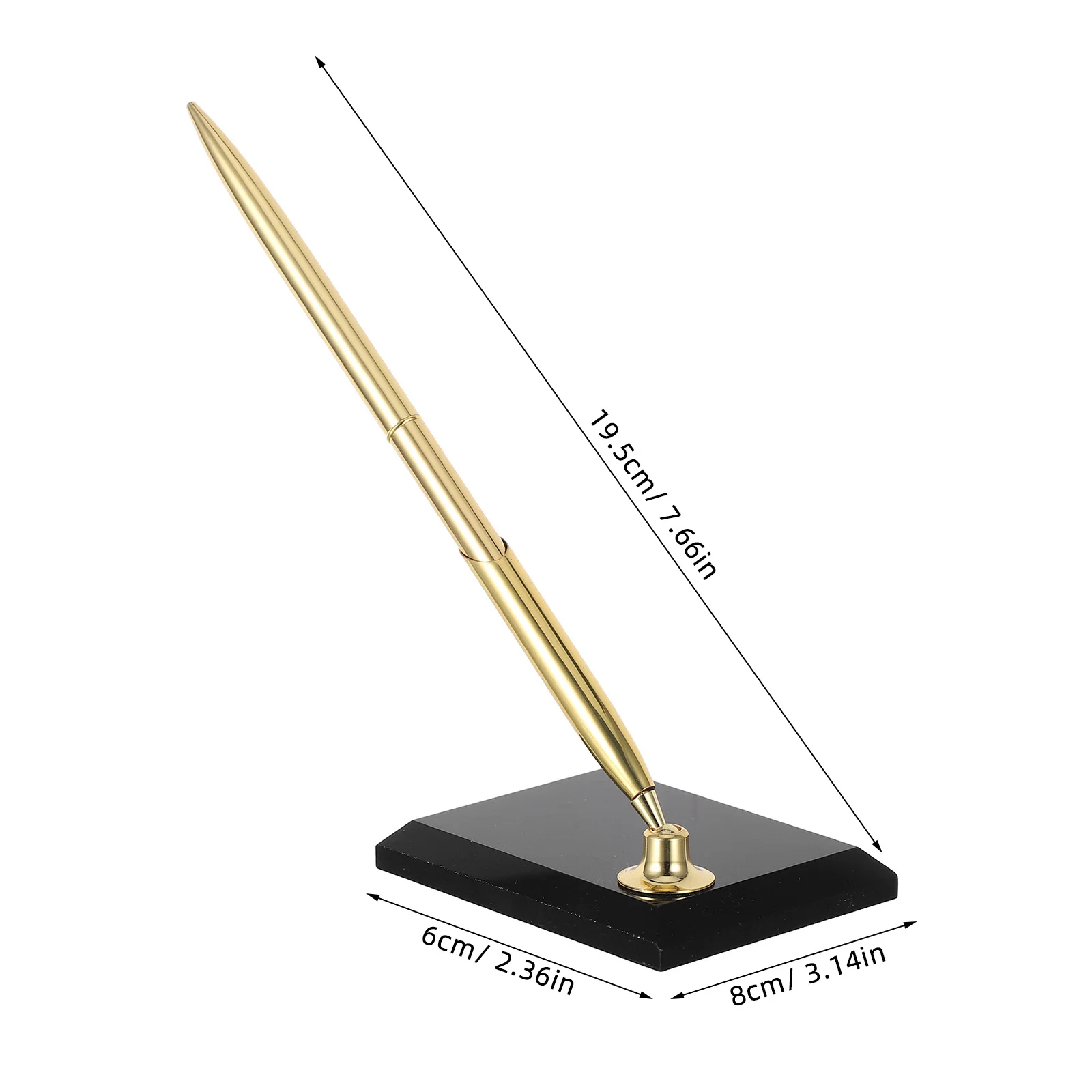لافتة في القلم: قلم حبر جاف معدني مع حامل أكريليك لتوقيع كتاب الضيوف وحفلات الزفاف والاستقبال والاستخدام التجاري في المكتب #5