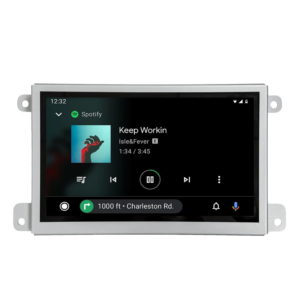 AUTOTOP 7-calowe bezprzewodowe radio samochodowe z CarPlay i Android Auto na systemie Linux do Audi A6 C6 4F 2005-2011 MMI 2G MMI 3G, odtwarzacz multimedialny z ekranem dotykowym, z funkcją YouTube — 2