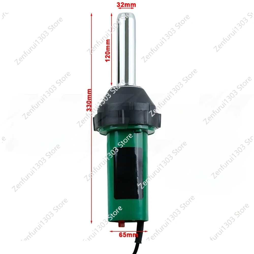 220V 1080W Hot Air Torch Plastic Welding Gun With Nozzle Roller Heat Gun Kit Welding Tool High Quality Integrated Plastic Welder