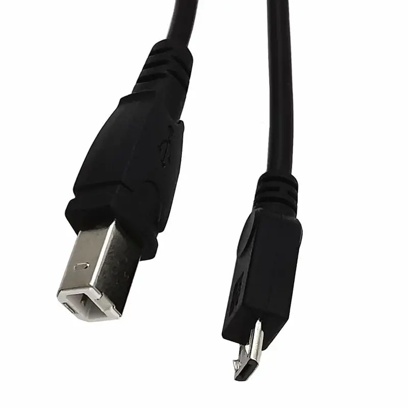1m USB BM to Micro 5P Electronic Piano Cable, OTG Mobile Phone to Connect Electronic Piano Smart Electric Piano App Data Cable