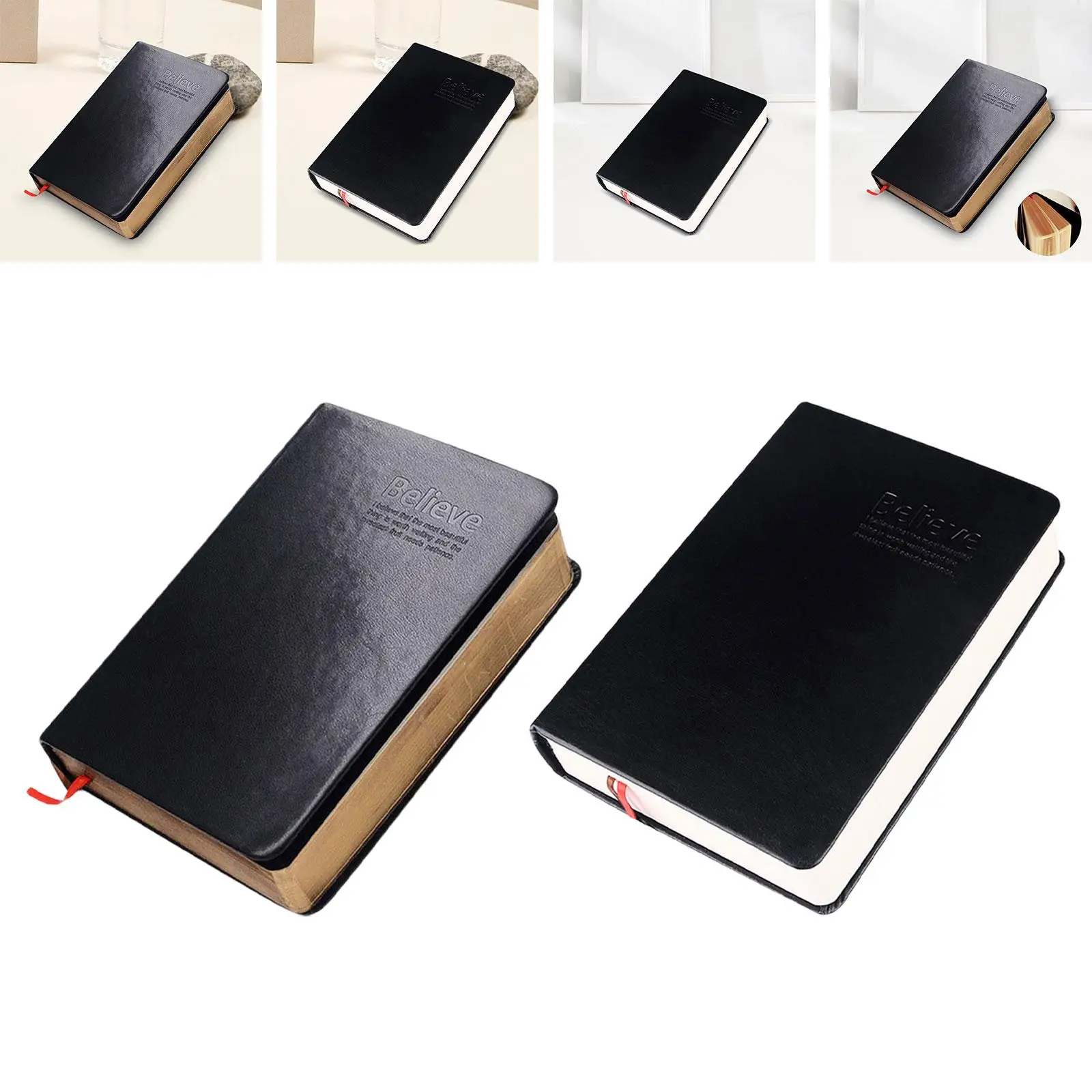 Thick Bible Notebook Sketch Pad Memo Vintage Design Book Soft Cover Journal Notebook for Men Holiday Travel Painting Anniversary