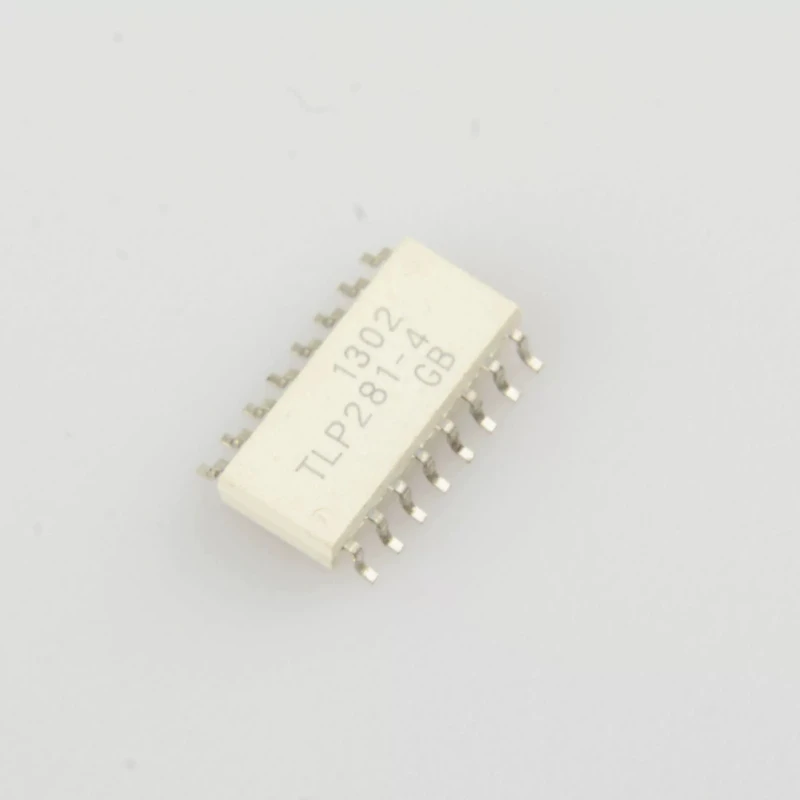 10pcs TLP281-4GB SOP-16 4-Channel Transistor Output Optocoupler High CTR DC Input Surface Mount Photocoupler