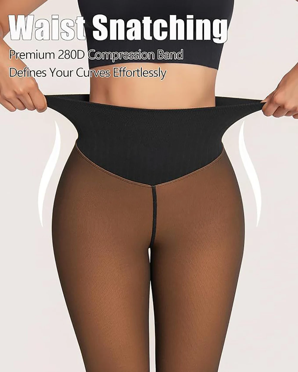 Collant in pile da donna, caldi collant invernali, calze sexy traslucide, leggings termici elastici da donna – acquista a prezzi convenienti sul marketplace