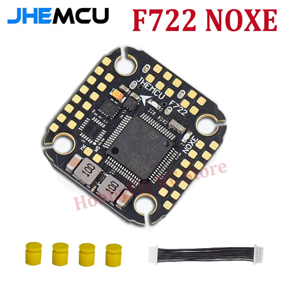 JHEMCU F722 NOXE Flight Controller Built-in Gyro Barometer OSD 16MB BlackBox Dual BEC 3-6S 20X20mm for FPV Freestyle Drone