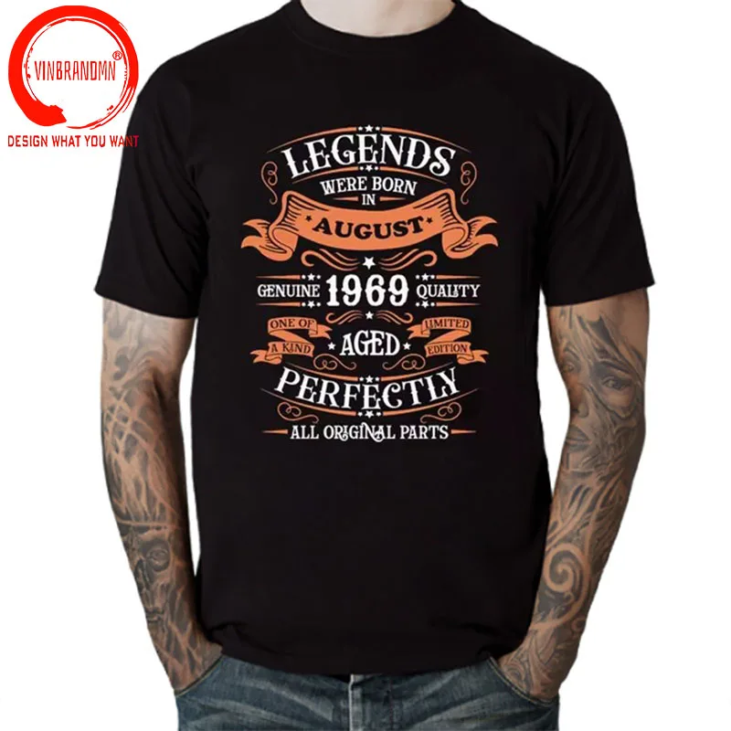 Legends Born in 1969 Aged Perfectly November September October December January Febuary March April May June July August T Shirt