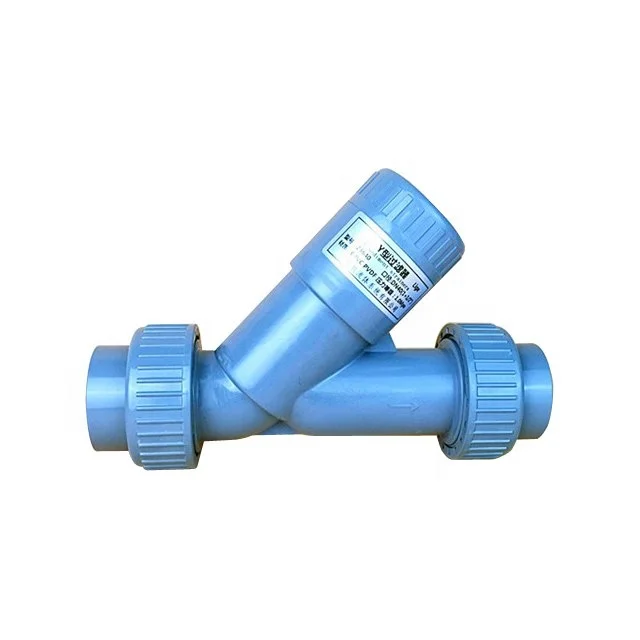 DN15 DN20 CPVC Material Y Style Filter Valve for dosing system