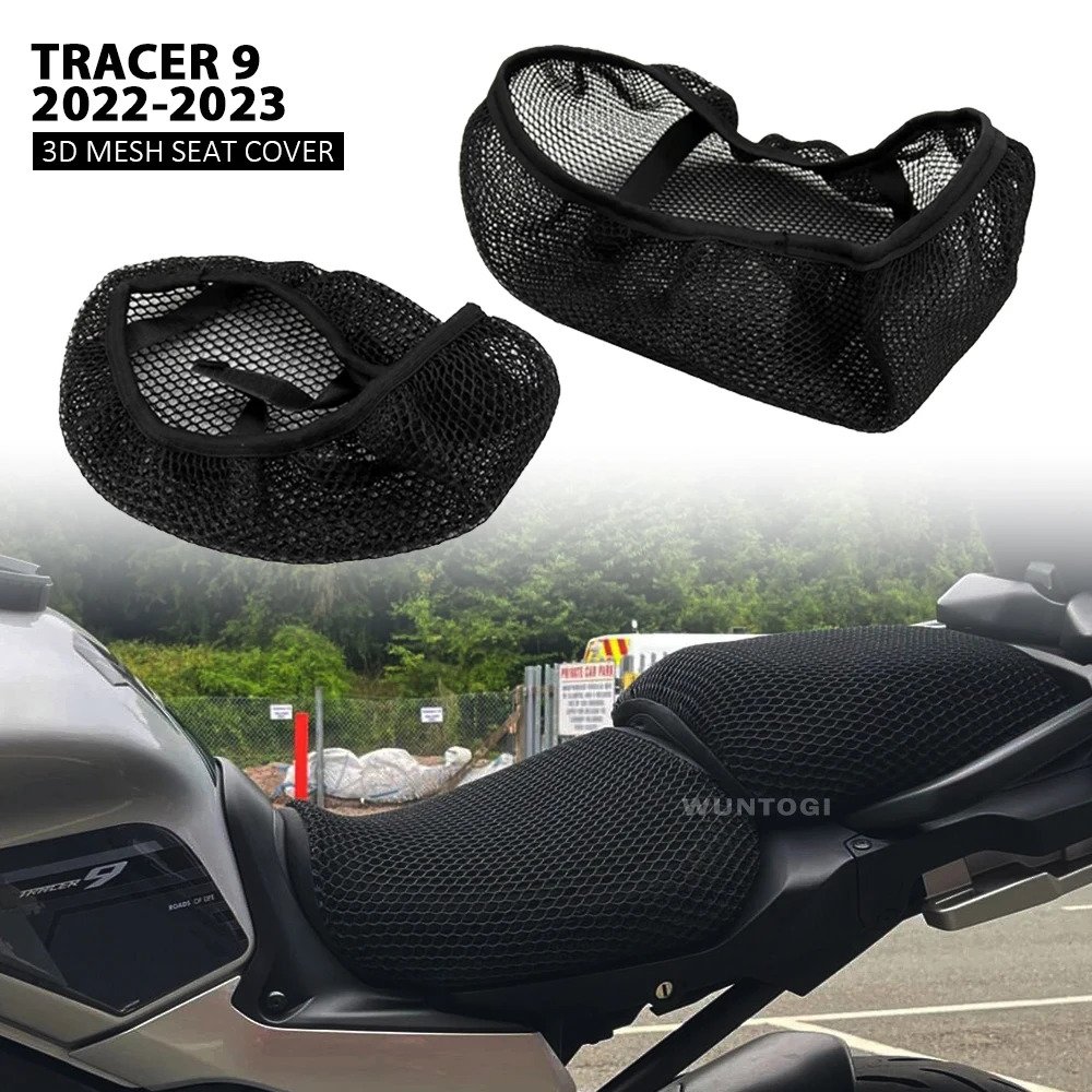 Для Yamaha Tracer9 Tracer 9 Tracer 900 2022 2023 новые аксессуары для мотоциклов, чехлы на сиденья, защитная подушка, 3D сетчатый чехол на сиденье