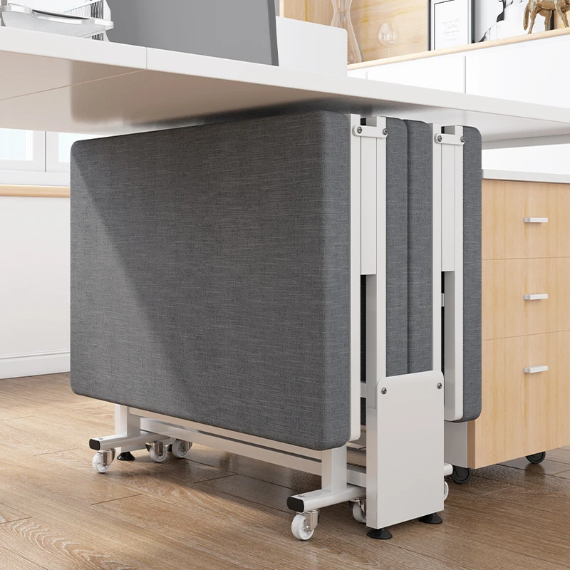 

Folding bed Home Strong and durable Office lunch break Single bed Simple small Portable hard bed Iron