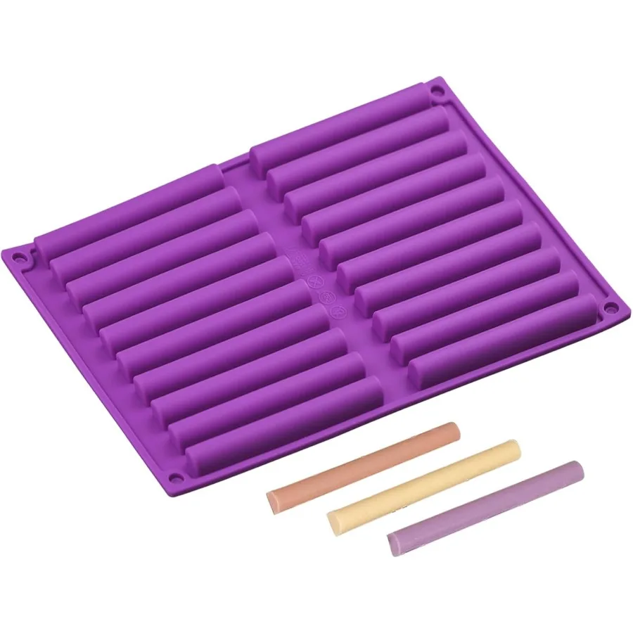 Varilla de Chocolate, moldes de tira de silicona, 1 Uds. Para palitos de golosina para perros, barra de Chocolate dura, crayones para galletas, Mods Ce, tamaño Pretzel