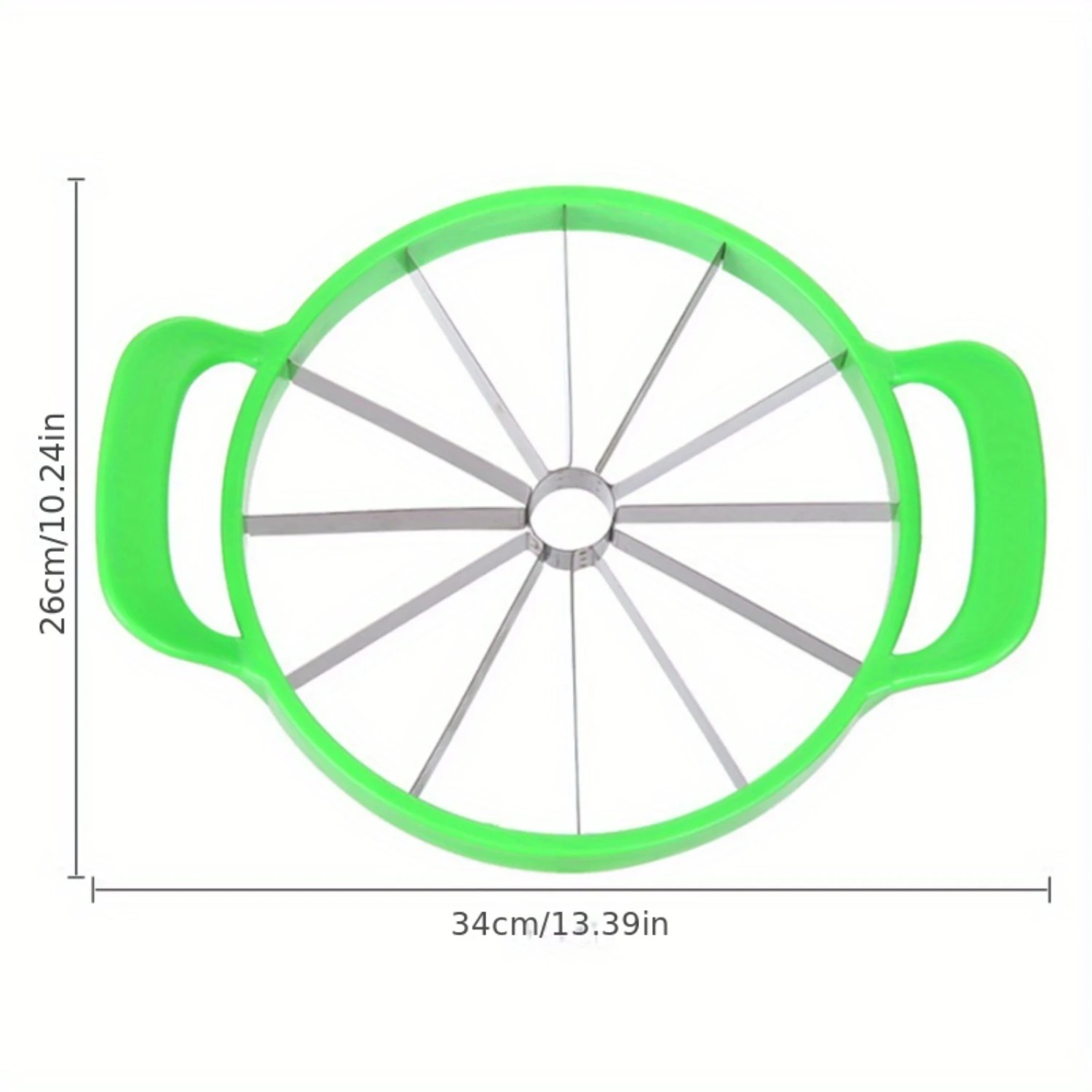 Watermelon Slicer, Creative Watermelon Cutter, Fruit Slicer Divider, 304 Stainless Steel Watermelon Divider, Reusable Watermelon