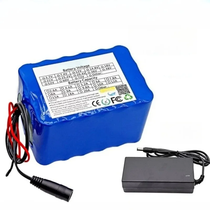 New 4S6P 14.8V 18000Ah 18650 Lithium-ion Battery for Heater Mining Machine Amplifier Rechargeable Batteries +16.8V 2A EU Charger
