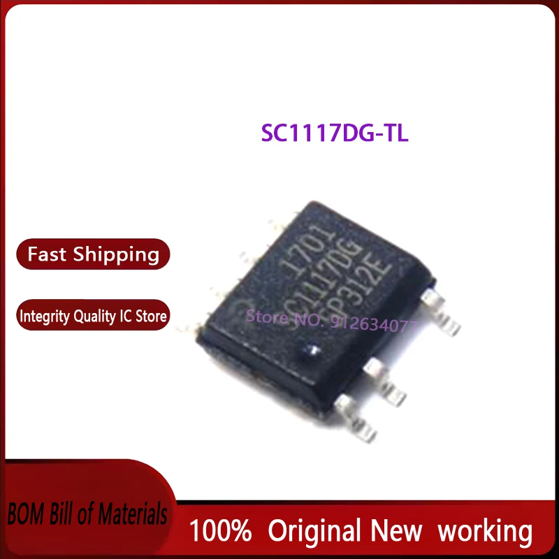 5 ~ 100 قطعة/الوحدة 100% جديد الأصلي SC1117DG-TL SC1117DG SC1117D SC1117 SOP7