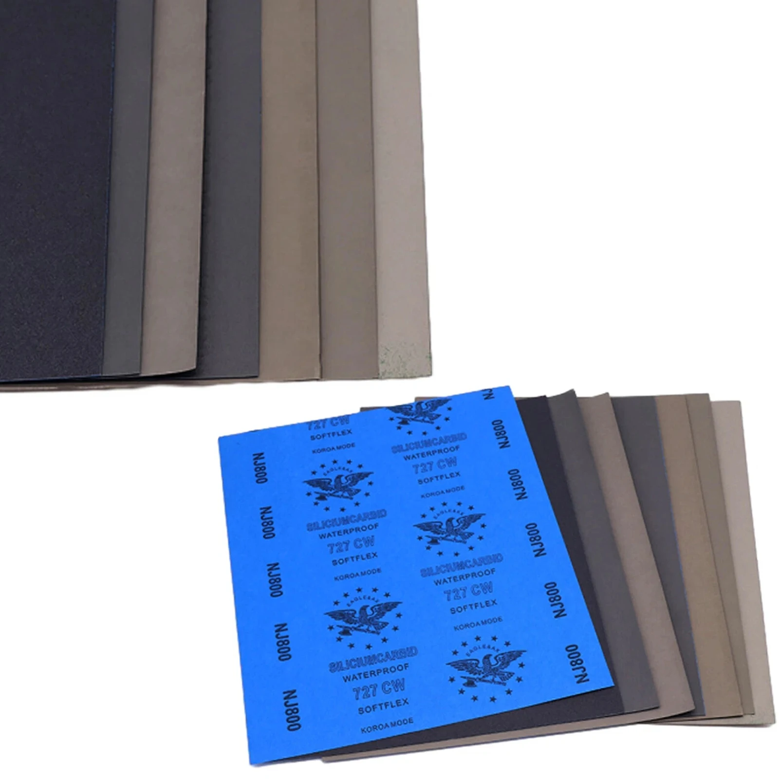 กระดาษทรายเปียกและแห้ง ขนาด 9x11 นิ้ว เบอร์ 80 # -10000 # แผ่นขัดกระดาษทรายขัดเงาแบบใช้มือสำหรับขัดไม้และโลหะ ขนาด 230x280 มม.