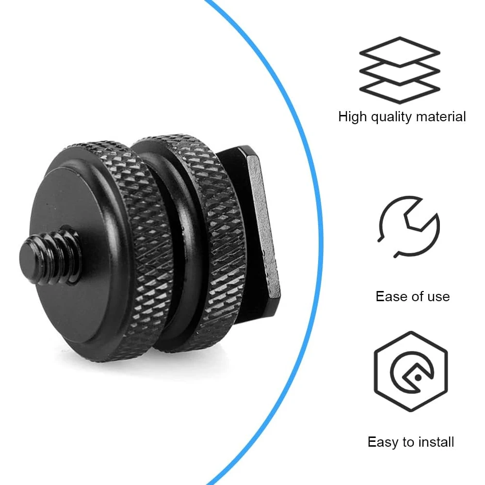 Camera Hot Shoe Mount to 1/4\