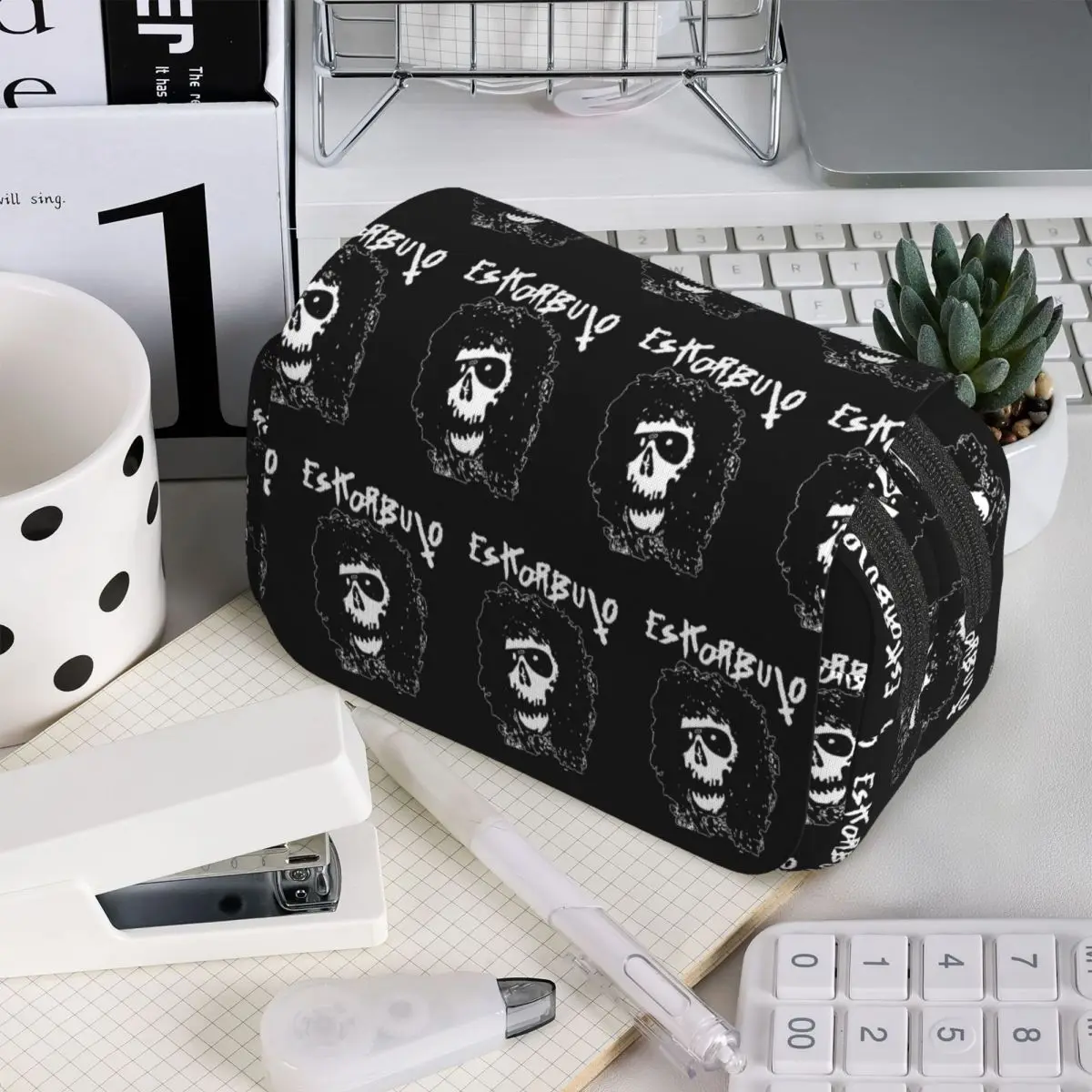 Estuche para lápices Eskorbuto Band para estudiantes, regalos, caja para bolígrafos, bolsa para lápices, suministros de papelería, bolsa para guardar bolígrafos