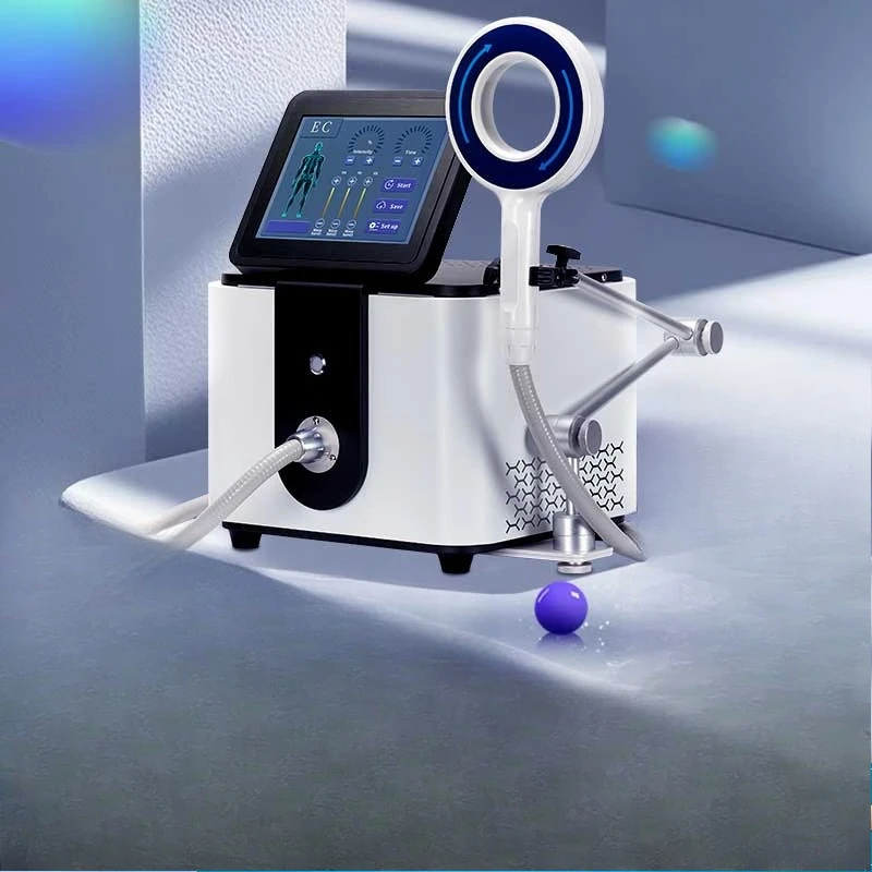 

High frequency magnetic ring extracorporeal shock wave deep pain physiotherapy machine professional massage pain treatment