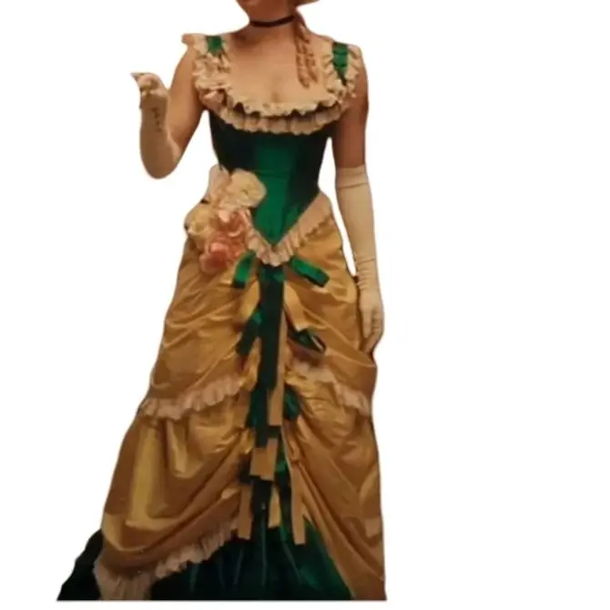 فستان حفلة موسيقية على الطراز الفيكتوري الباروكي مكشكش مشد عصر النهضة فستان تنكر مخصص عتيق مناسبة خاصة ثوب حفلة