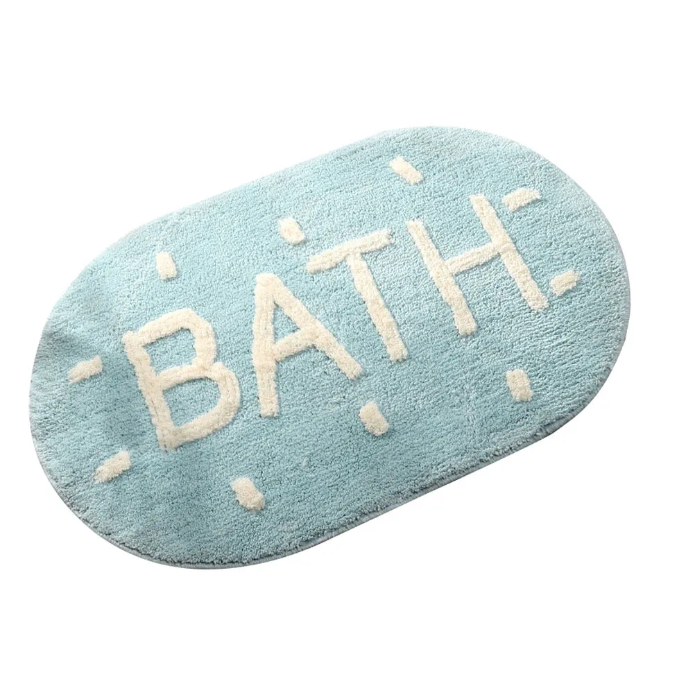 

1Pcs Anti-Slip Home Mat Blue Multi-Purpose Carpet for Living Room Bedroom Bathroom Easy to Wash Strong Water Absorption