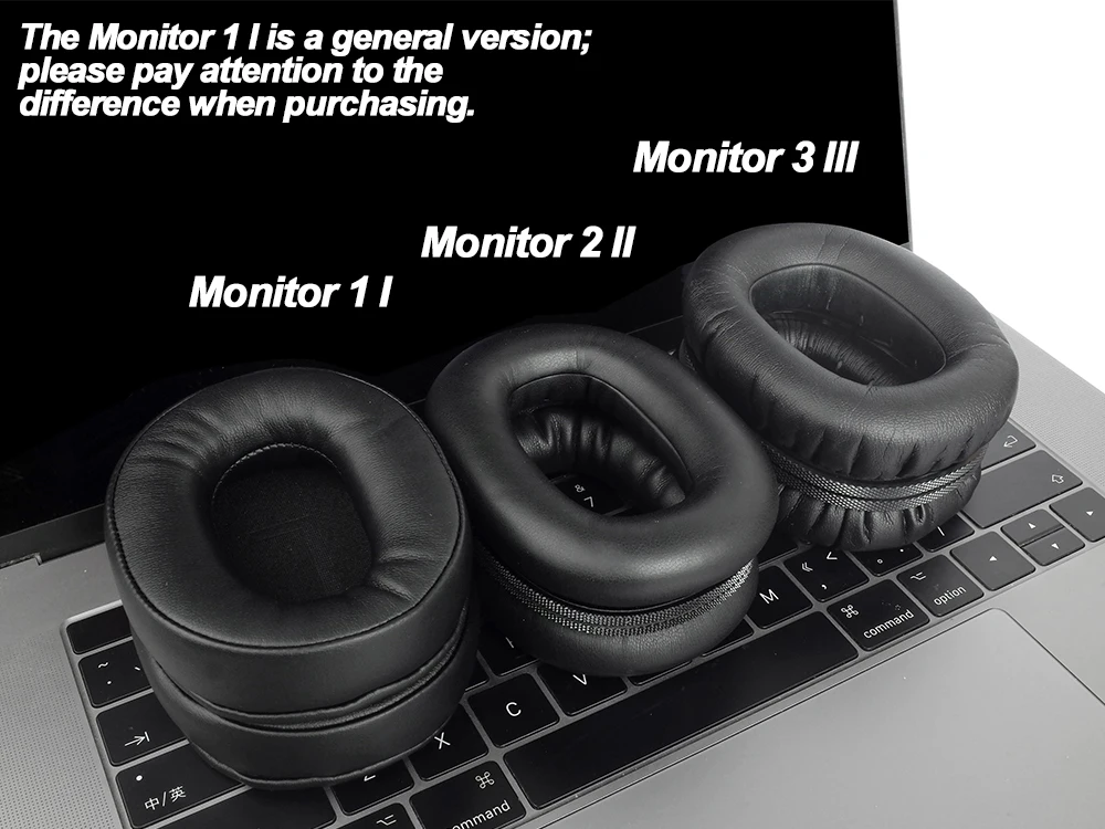 Zamiennik dla Marshall Monitor 123 I II III Bluetooth ANC pałąk na głowę nauszniki poduszki na słuchawki nauszniki ze skóry białkowej — zdjęcie produktu 2