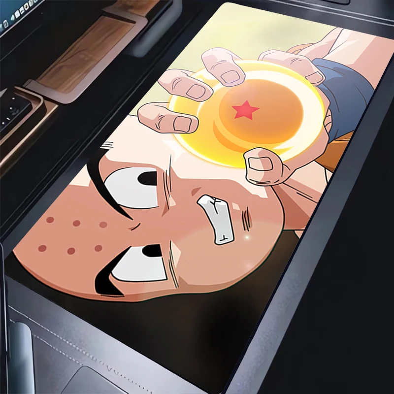 

Mousepad Rubber Mouse Pad Office PC Accessories Keyboard Pad HD Extended Pad Laptop Dragon Ball Krillin Mouse Mat Large Desk Mat