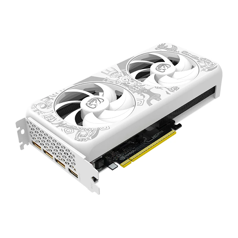 5060 rtx 5060 8GB 128Bit GDDR7 سطح المكتب placa de بطاقة الفيديو AX RTX5060 X2W OC 8GB بطاقة رسومات الألعاب