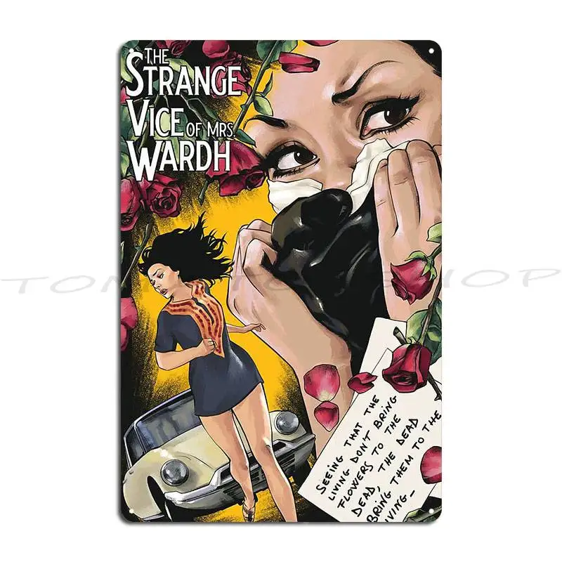 Ilsa The Wicked Warden Metal Plaque Poster Wall Cave Garage Painting Garage Decoration Customized  Tin Sign Poster