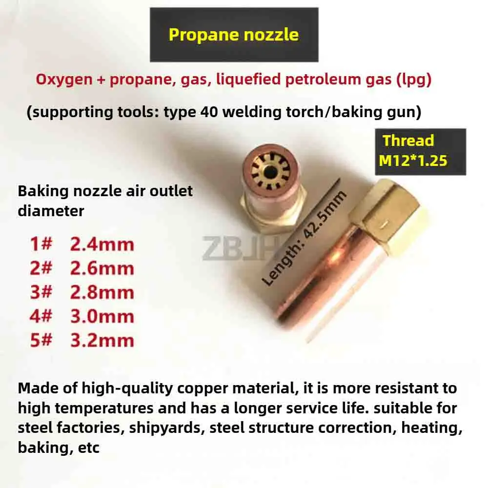 M12*1.25 뾰족한 로즈버드 팁