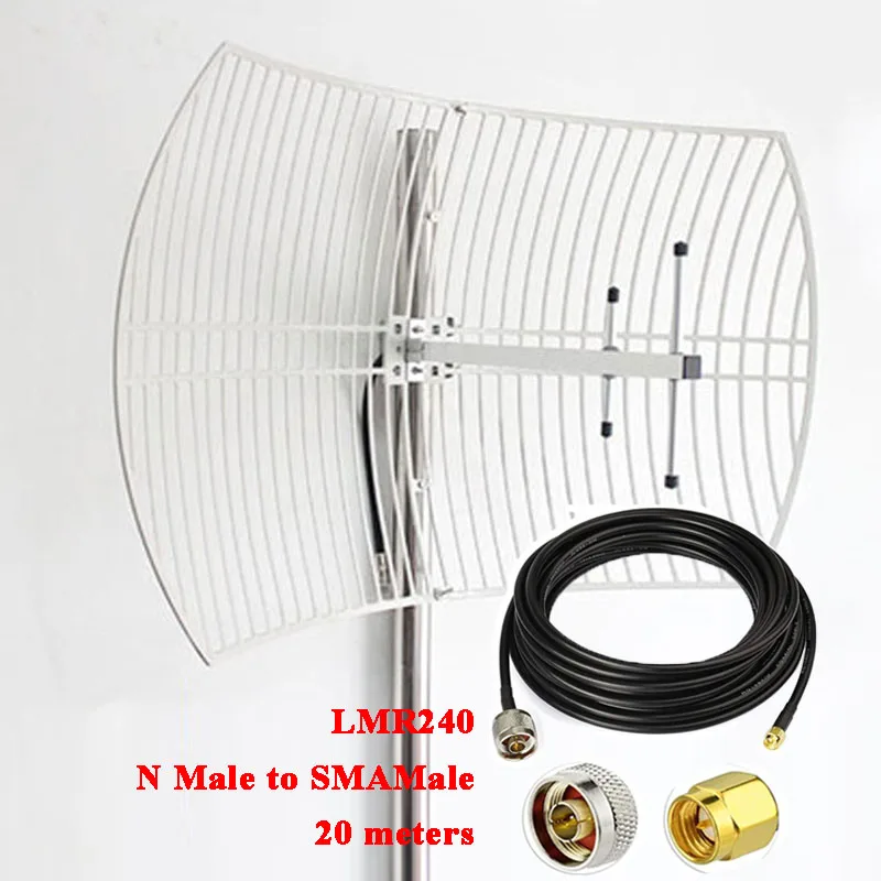 

GSM 915MHZ 868MHZ 923MHZ,Die-cast Grid Antenna Point to Point ,Multi-point Systems, Wireless Bridges and Meshtastic Application