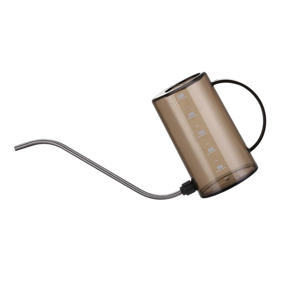 

Long Spout Watering Pot 1L Transparent Plant Tool Sprinkling Hose High Reach Waterer Empty Cans Drippings Gardening Bottle Long