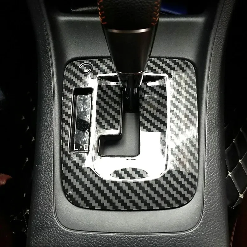 

For Subaru Forester XV 2013-2018 ABS Carbon Fiber Car Center Console Gear Shift Box Panel Cover Trim Interior Car Accessories