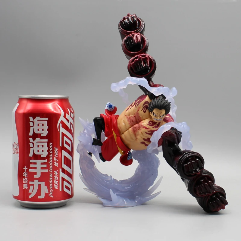 

Экшн-фигурки из аниме Gear 4 Luffy One Piece, фигурки обезьяны D Luffy Snake Man 20,5 см, ПВХ коллекционные модели, орнаменты, игрушки, куклы в подарок