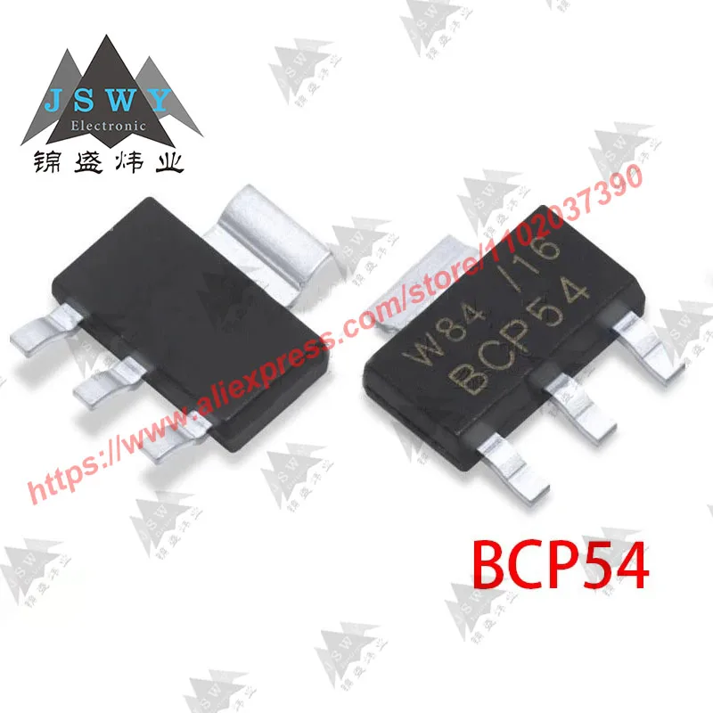 10PCS SOT-223 BCP51 BCP52 BCP53 BCP54 BCP55 BCP56 Bipolar Transistor - Bipolar Junction Transistor BJT IC Chip for Arduino PCB