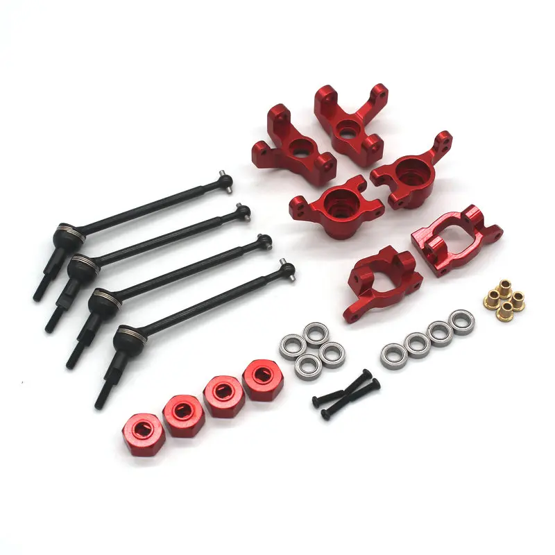 Metal Accessories Wltoys 124008 124010 144001 144010 124007 124017 124019 124007 AM-X12 14015 14005E Remote Control Car Parts 3