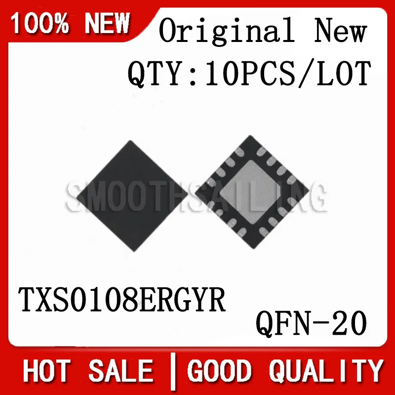 10PCS/LOT New Original TXS0108ERGYR TXS0108 PrintingYE08E VQFN20 Chipset