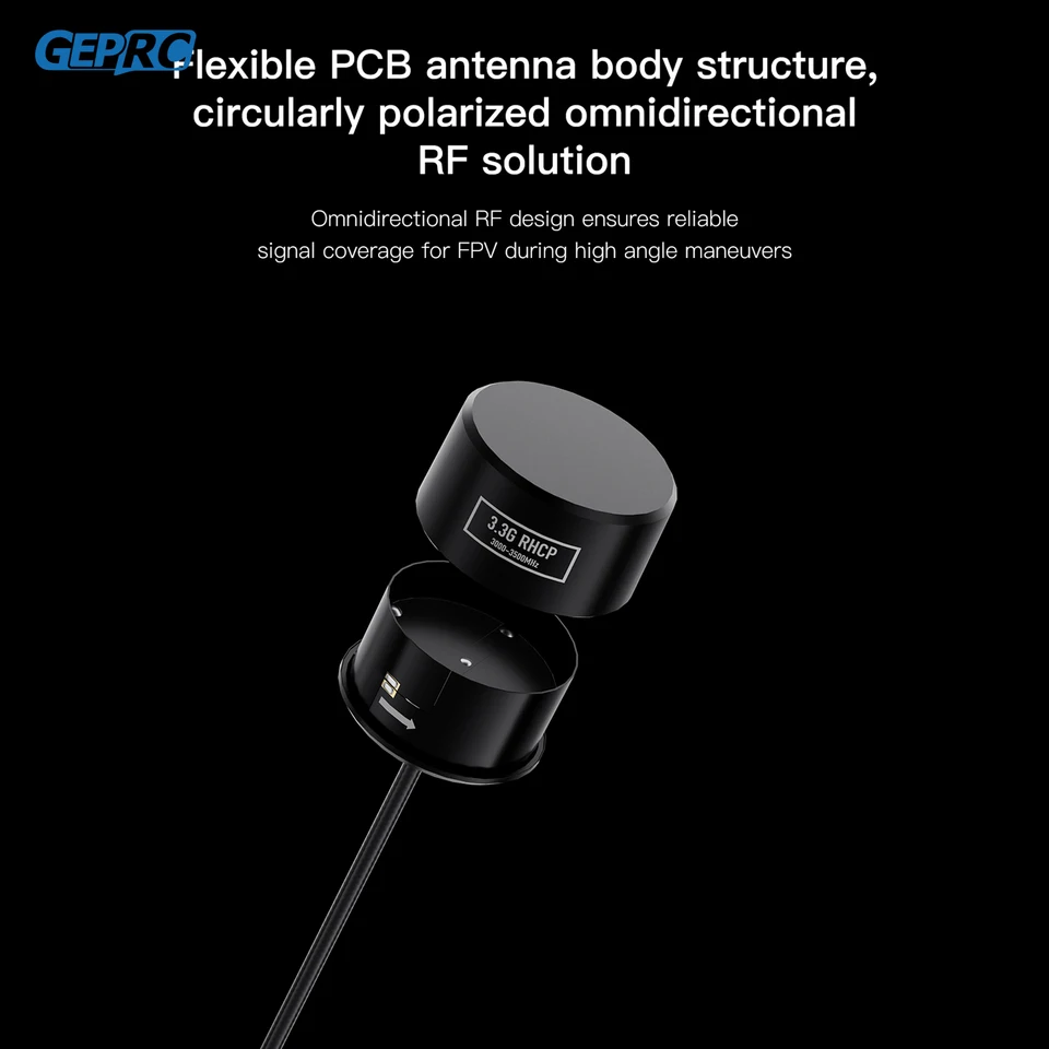 GEPRC MATEN 3.3G 3W VTX PRO Antenna Input Voltage for 40 Channels