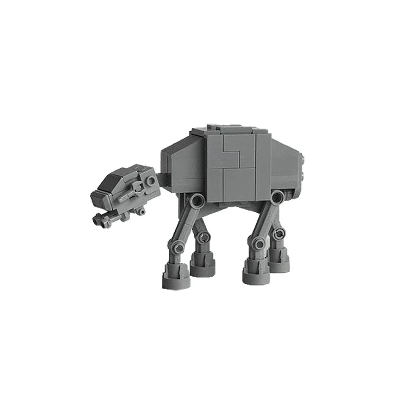 MOC-8089 Tiny AT-AT Building Block Tiny Robot High-Tech Space War Hoth Vehicle DIY Bricks Model For Kids Educational Boys Gifts