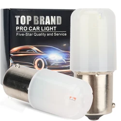 2pcs 1156 BA15S P21W 1157 P21/5W BAY15D BAU15S PY21W LED Daytime Running Signal Light Car Tail Bulb Brake Lights Reverse Lamp