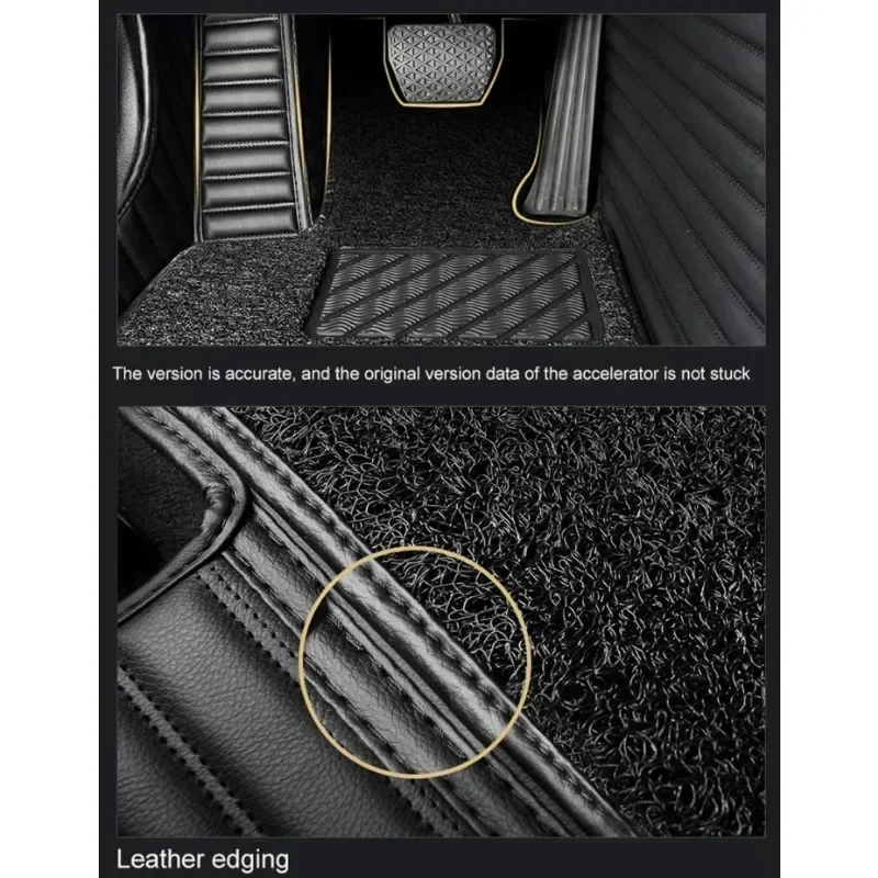 الحصير سيارة فاخرة ذات الطابقين بتغطية كاملة لسيارة شيفروليه أورلاندو 2011-2022 أفيو ماليبو XL 2016-2022 اكسسوارات السيارات #4