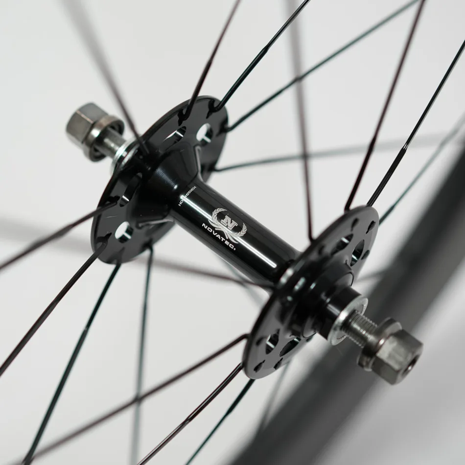 700C 88MM kolarskie koła rowerowe z włókna węglowego Clincher Fixie utwór koła rower jednobiegowy wyścigi koła z piastą łożyska — zdjęcie 7