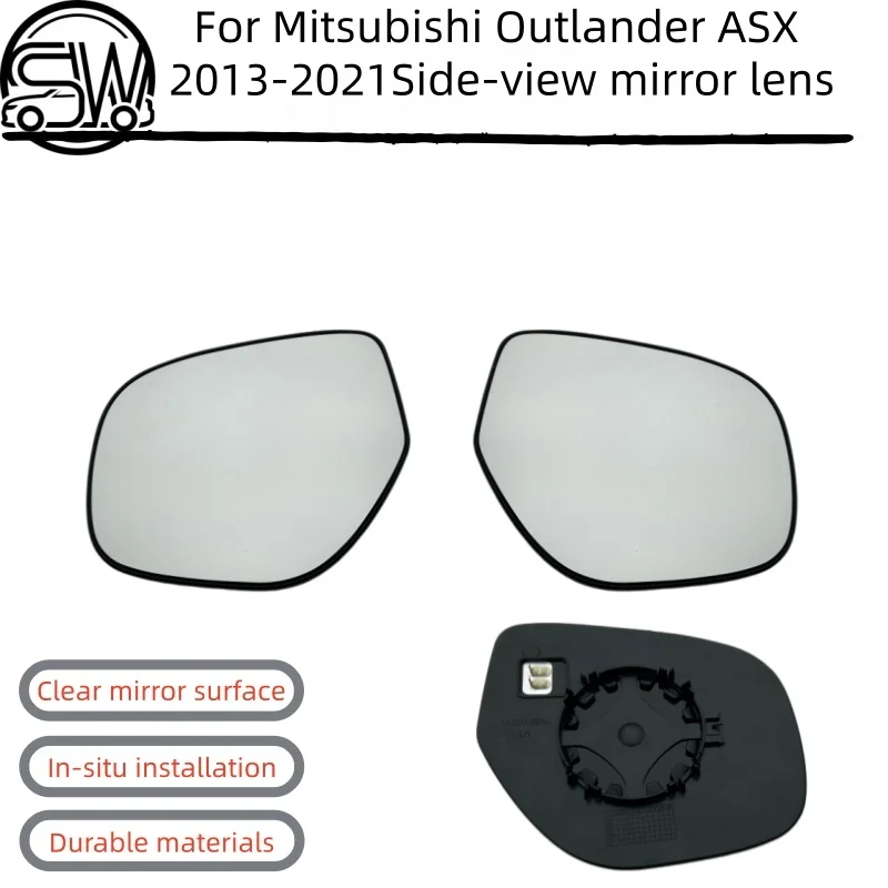 

For Mitsubishi Outlander ASX 2013 2014 2015 2017 2018 2019 2020 2021 Car Wing Mirror Glass Replacement