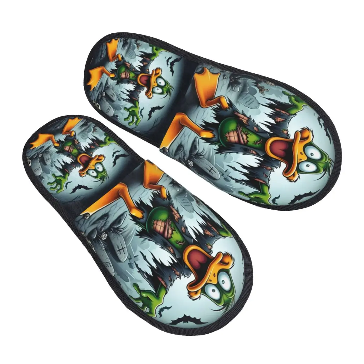 

Пользовательские тапочки для гостей в стиле аниме «Зомби Даффи Дак» для ванной комнаты, домашние тапочки с героями мультфильмов Kawaii