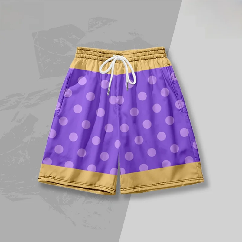 

Быстросохнущие пляжные шорты с эластичным поясом, летние, с мультяшным принтом, для пар, спортивные, с рисунком звезд, шорты Village Chief's