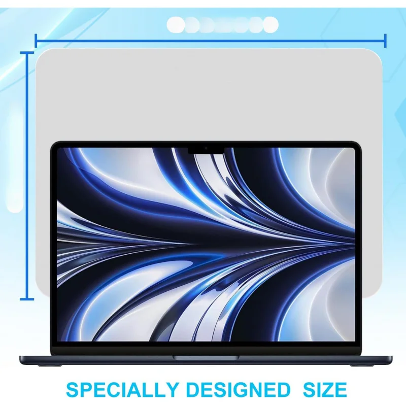 Microfiber Liner Cleaning Cloth with Screen Keyboard Imprint Protection for MacBook Pro/AIR 2018-2025, Keyboard Protector