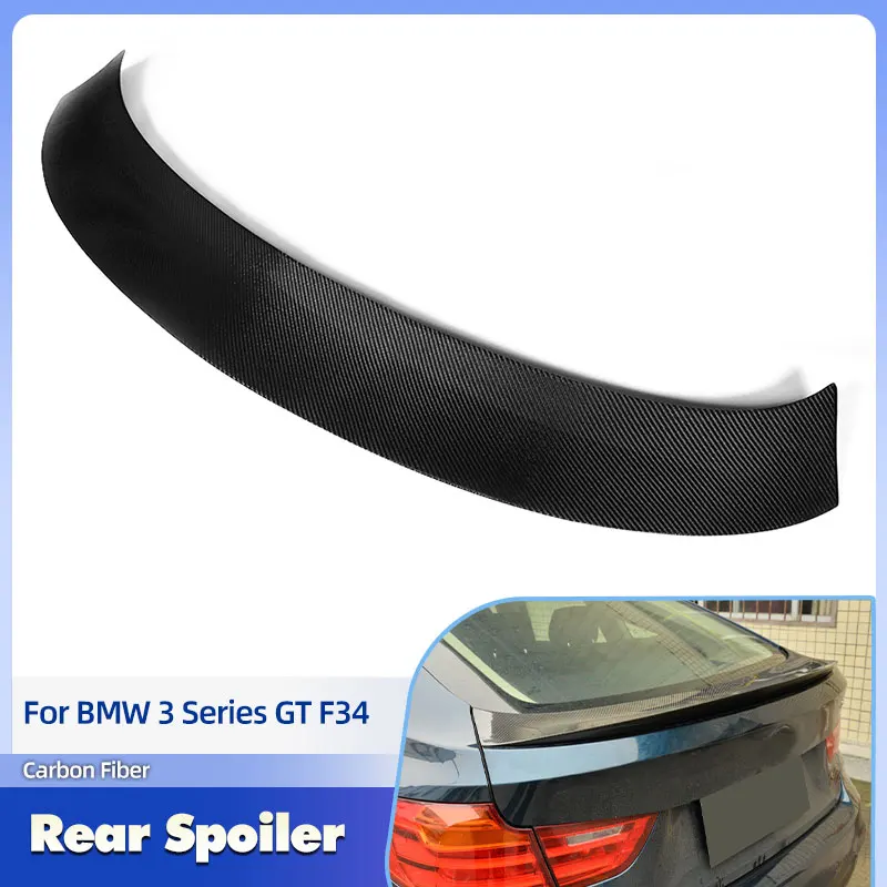 

Автомобильный задний спойлер багажника, крылья из углеродного волокна для BMW 3 серии GT F34 хэтчбек 4D 2014-2017, задний спойлер, крыло багажника, губа FRP