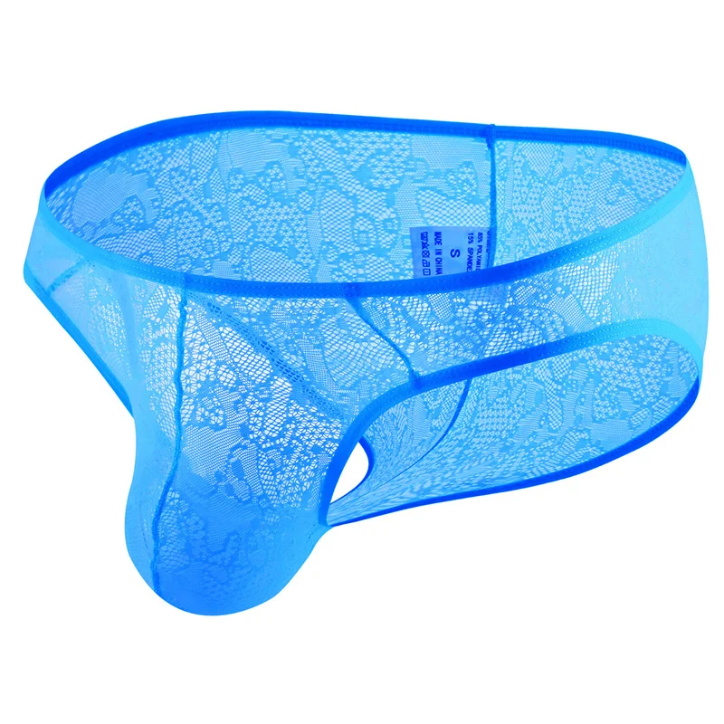

Men's Briefs Ultra-Thin Mesh Underwear Soft Breathable Sexy Underwear Men's Hot Hips Up Transparent Jockstrap Low Waist Briefs